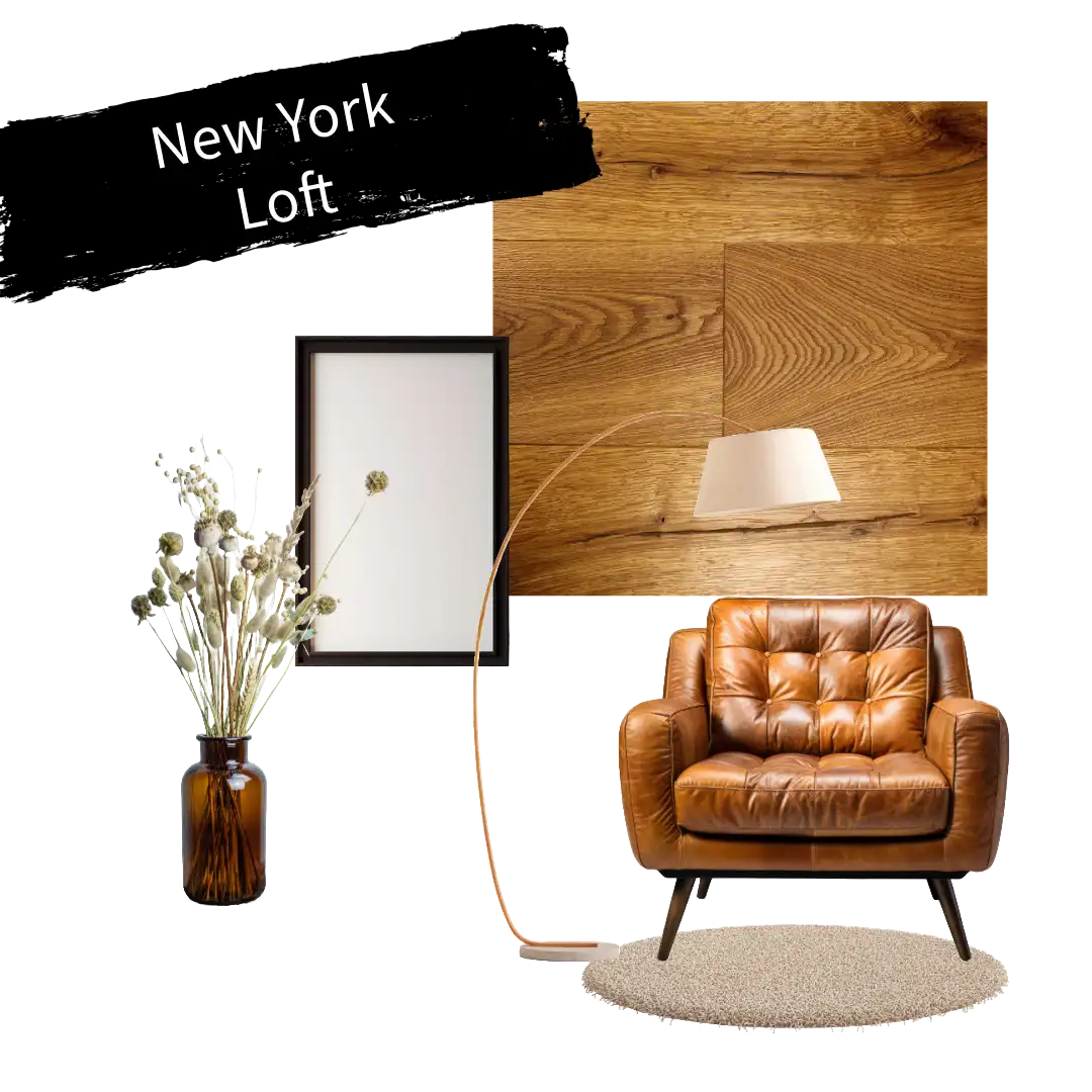 moodboard passend zum new york loft stil